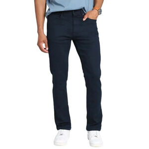 Jachs New York Navy Straight Fit Stretch Traveler 5 Pocket Pant 34x30